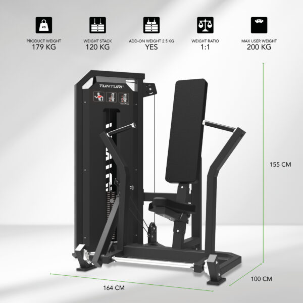 Tunturi Platinum melltől nyomó gép - Image 9